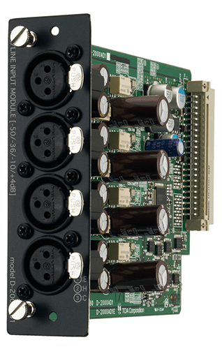 D-2000AD1 Mic/Line Input Module